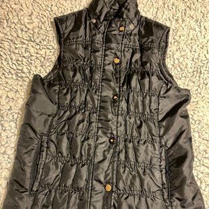 So Black Puffer Vest ~ Size Medium